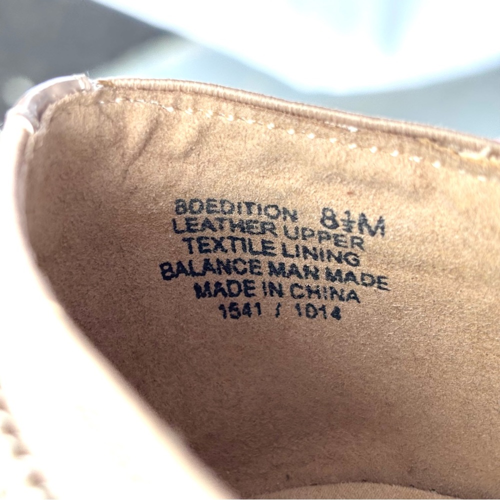 Bandolino Beige Leather Ballet Flats Sz 8.5 - Picture 4 of 10